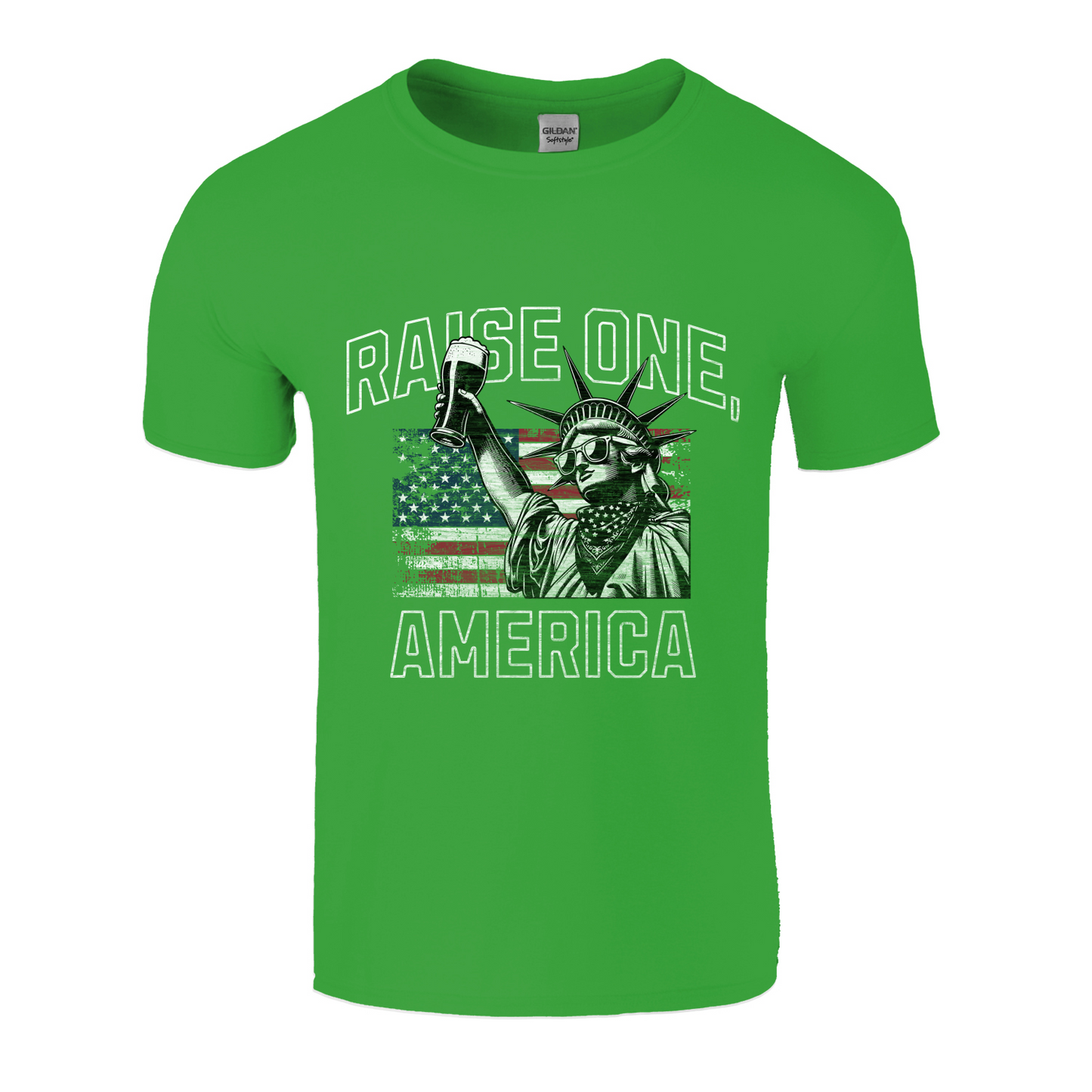 Raise One, America Softstyle Unisex T-Shirt