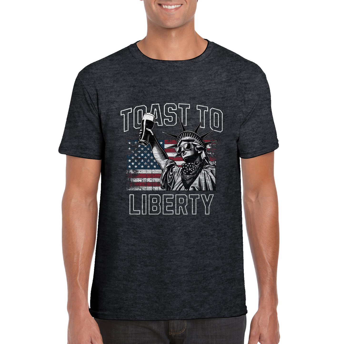Toast To Liberty Softstyle Unisex T-Shirt