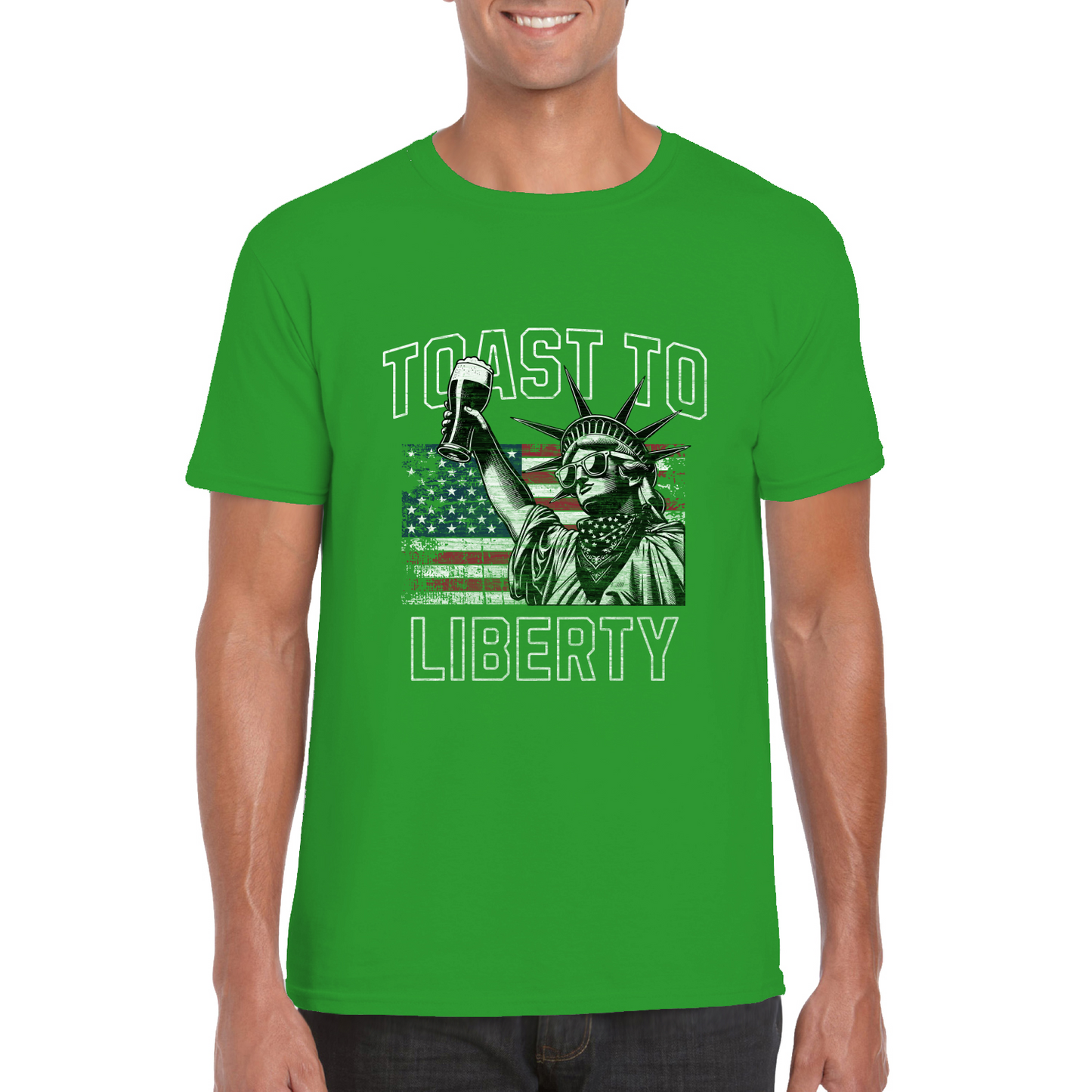 Toast To Liberty Softstyle Unisex T-Shirt