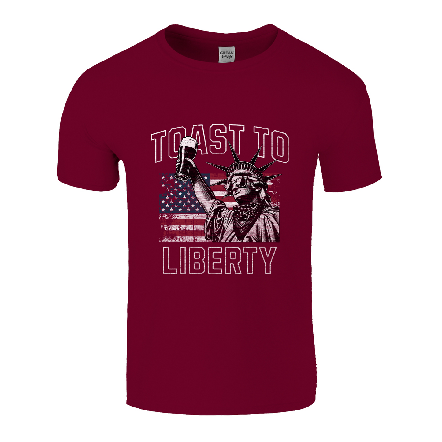 Toast To Liberty Softstyle Unisex T-Shirt