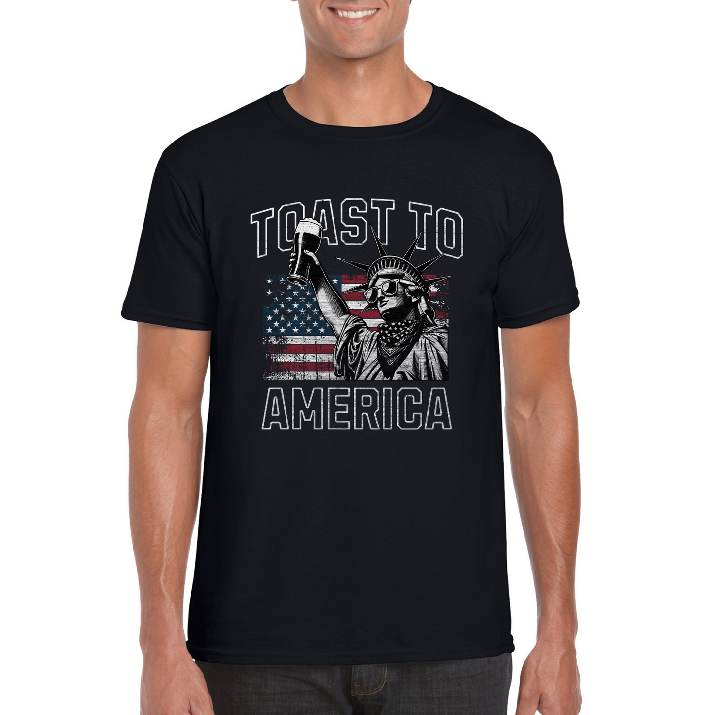 Toast To America Softstyle Unisex T-Shirt