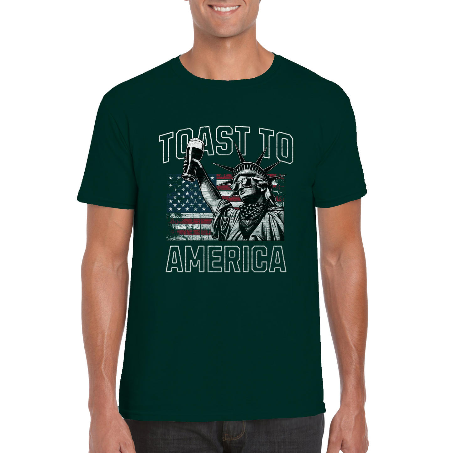 Toast To America Softstyle Unisex T-Shirt