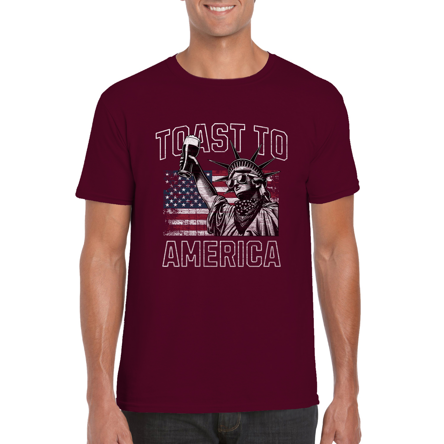 Toast To America Softstyle Unisex T-Shirt