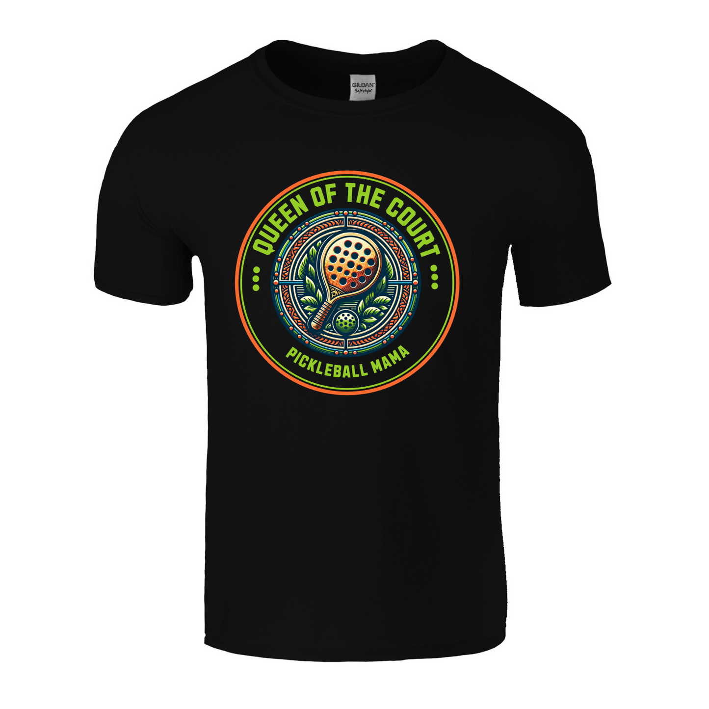 Queen Of The Court Pickleball Mama T-Shirt
