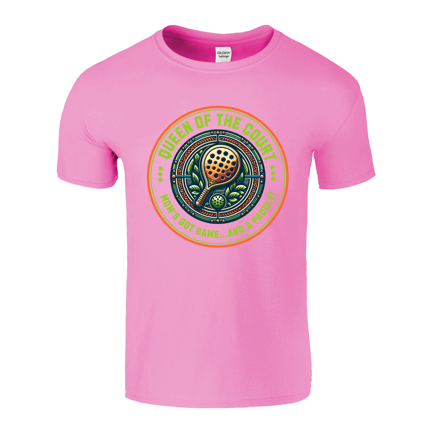 Queen Of The Court Pickleball Mom T-Shirt