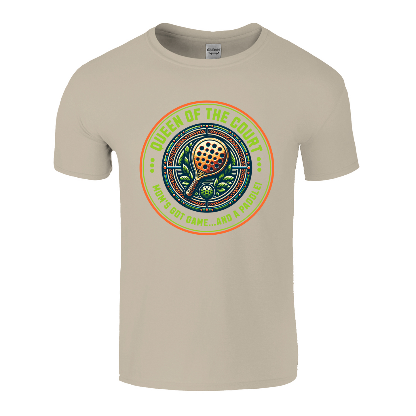 Queen Of The Court Pickleball Mom T-Shirt