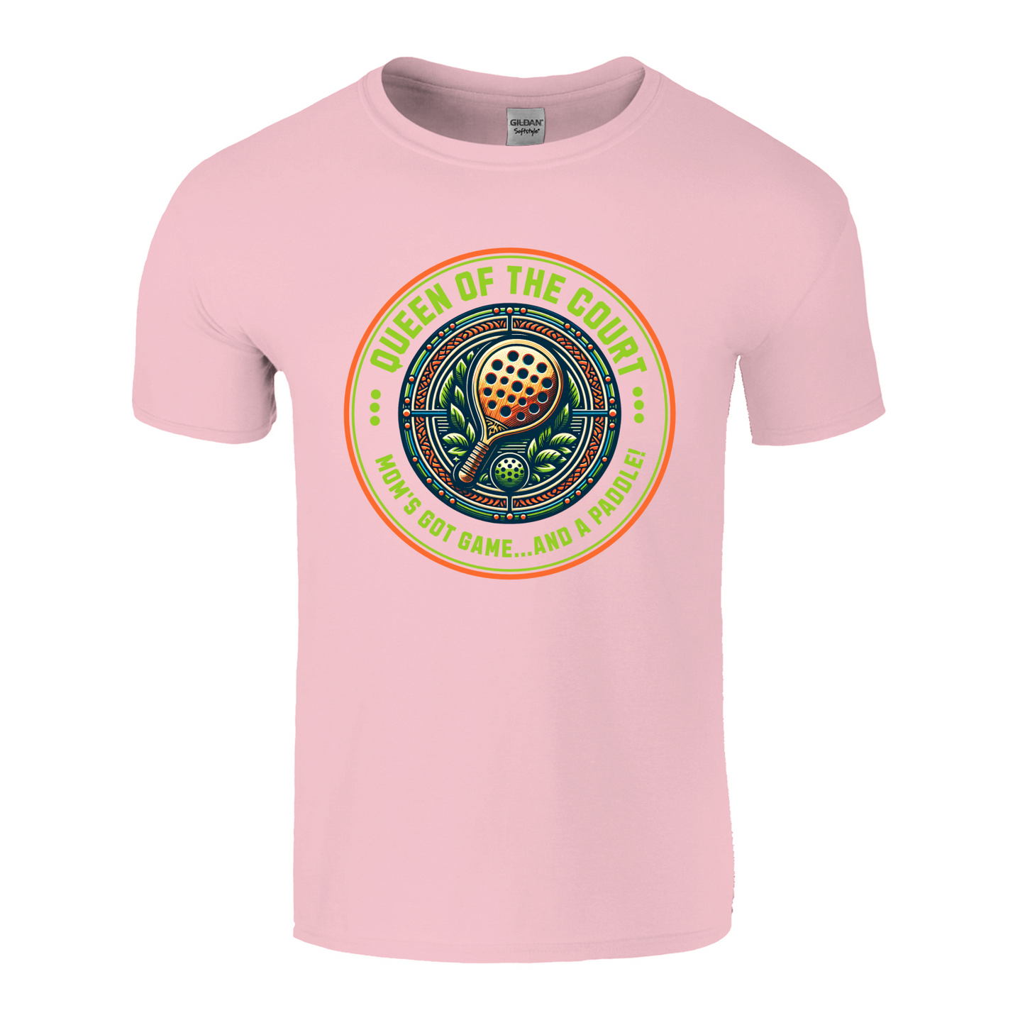 Queen Of The Court Pickleball Mom T-Shirt