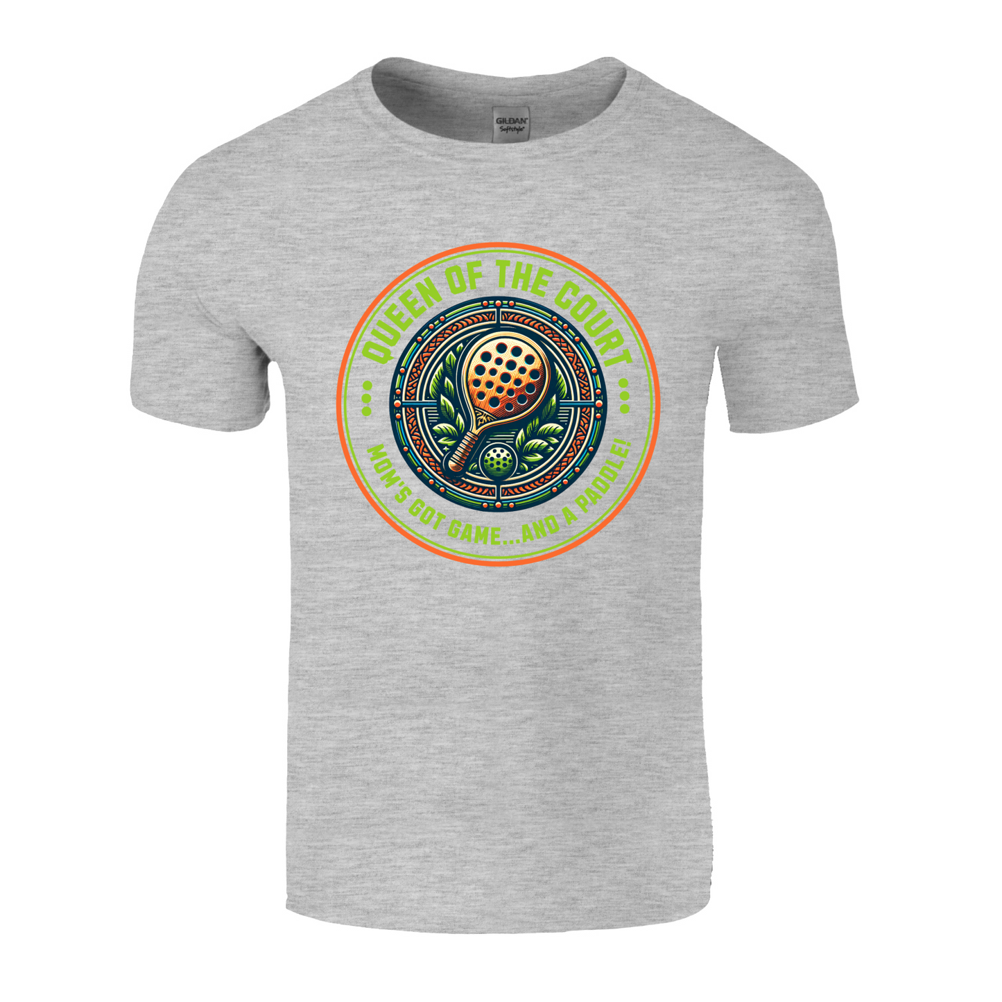 Queen Of The Court Pickleball Mom T-Shirt