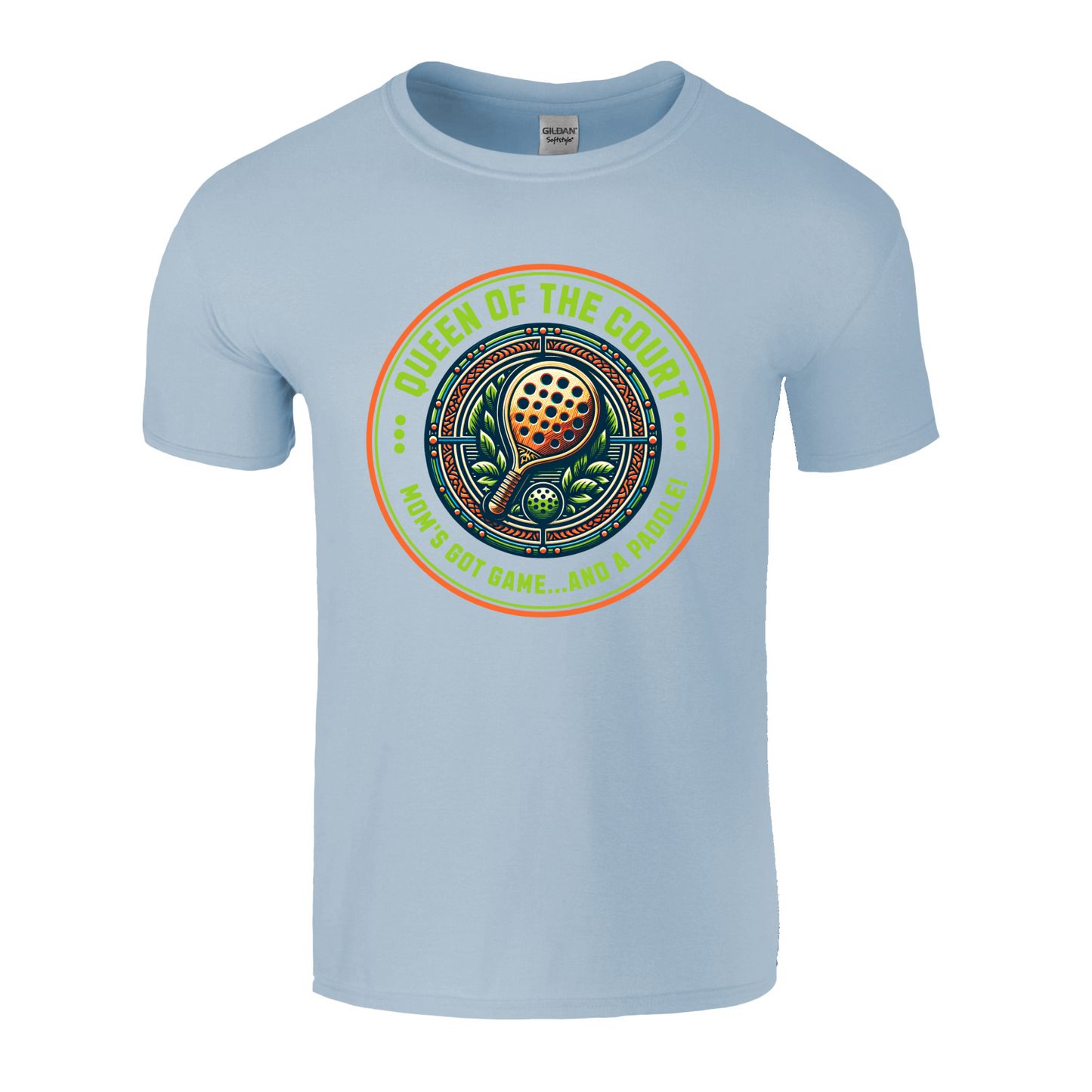 Queen Of The Court Pickleball Mom T-Shirt