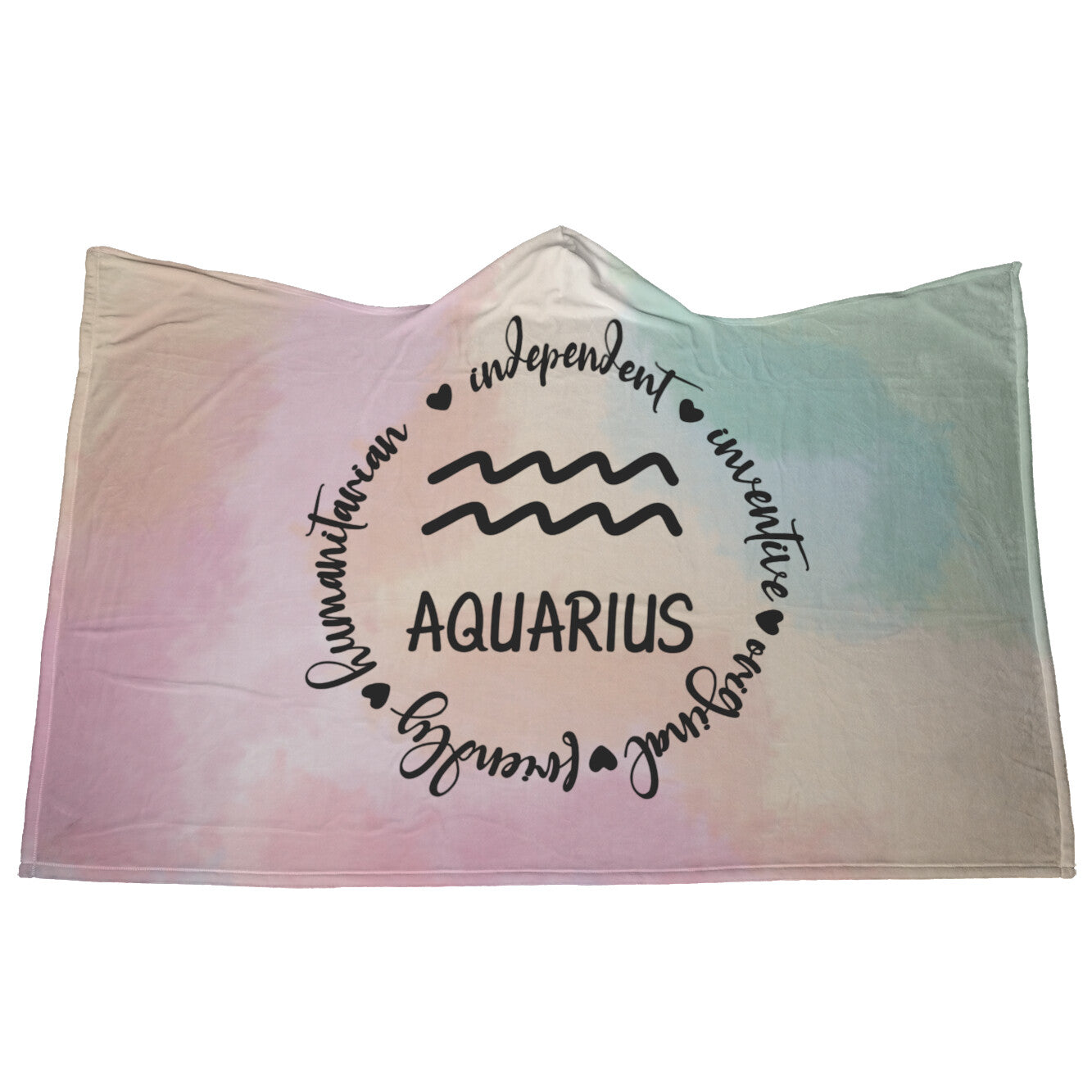 Aquarius Hooded Blanket
