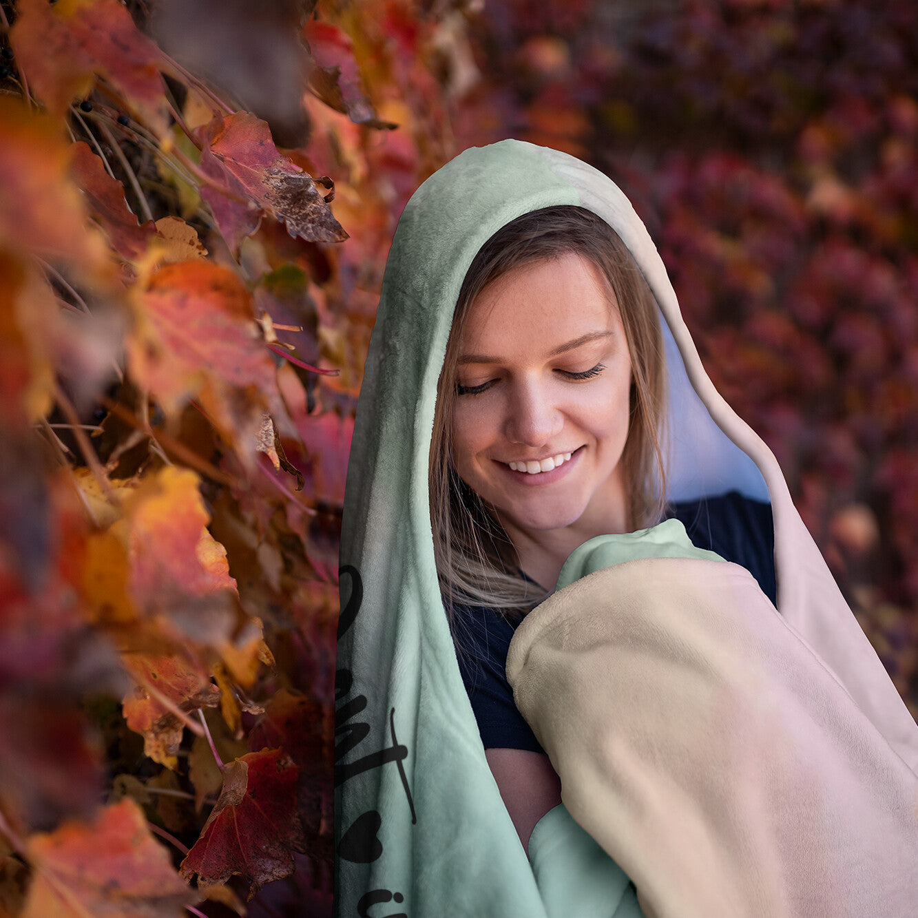 Aquarius Hooded Blanket
