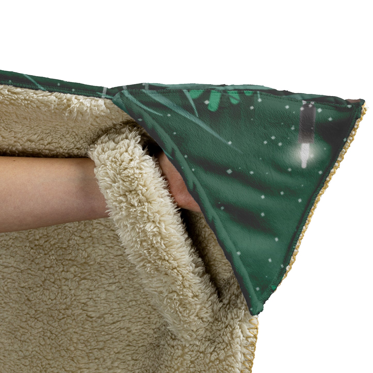 Baby, It's Cold Outside Christmas Hooded Blanket