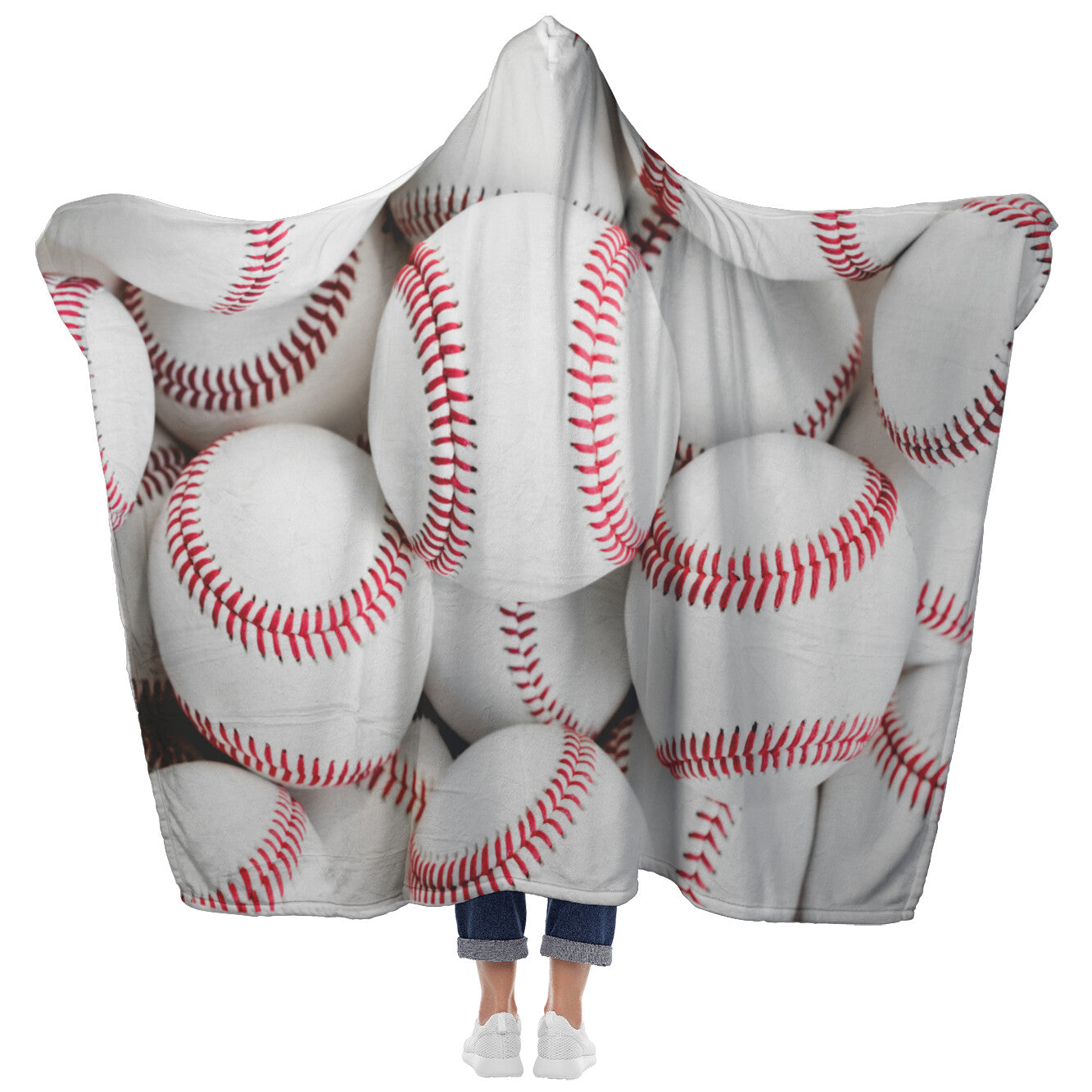 Baseball Hooded Blanket