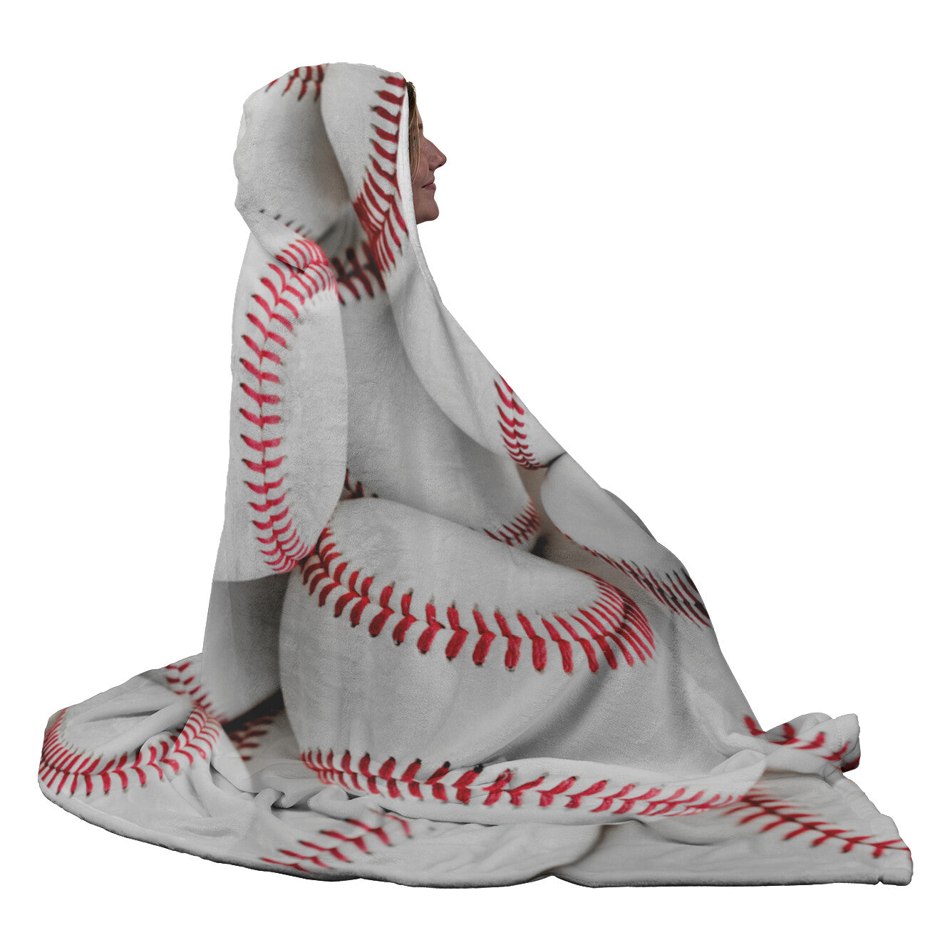 Baseball Hooded Blanket