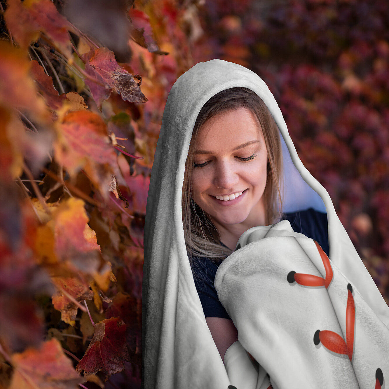 Baseball Mom Hooded Blanket