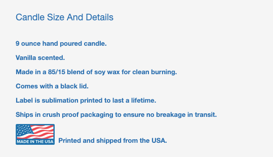A Sweet Friendship Refreshes The Soul - Vanilla Candle Gift for Friend