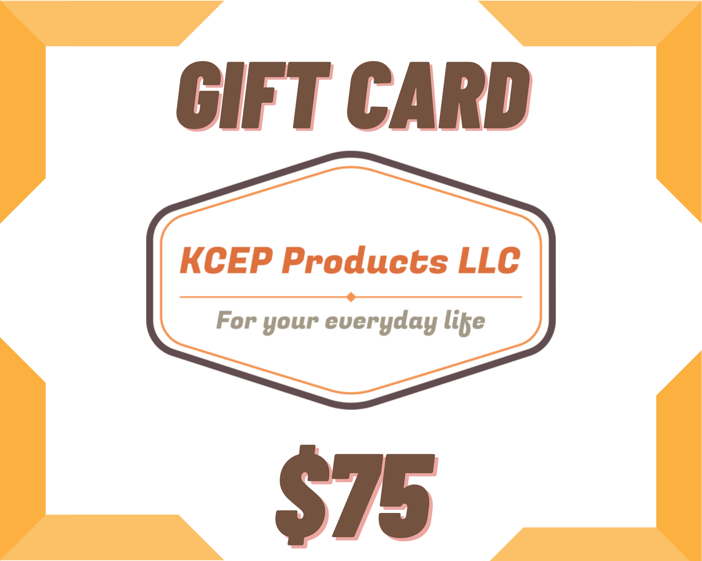 Gift Card for KCEP Products