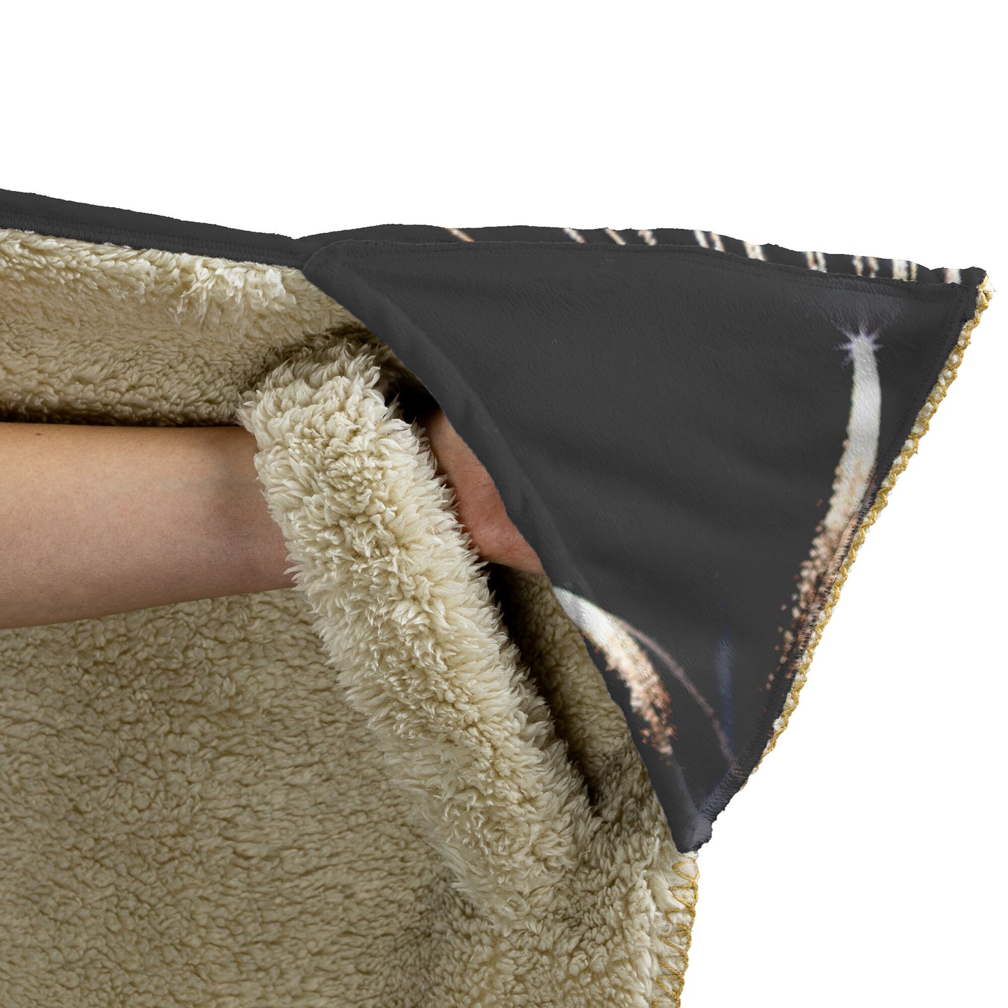 Happy New Year Hooded Blanket