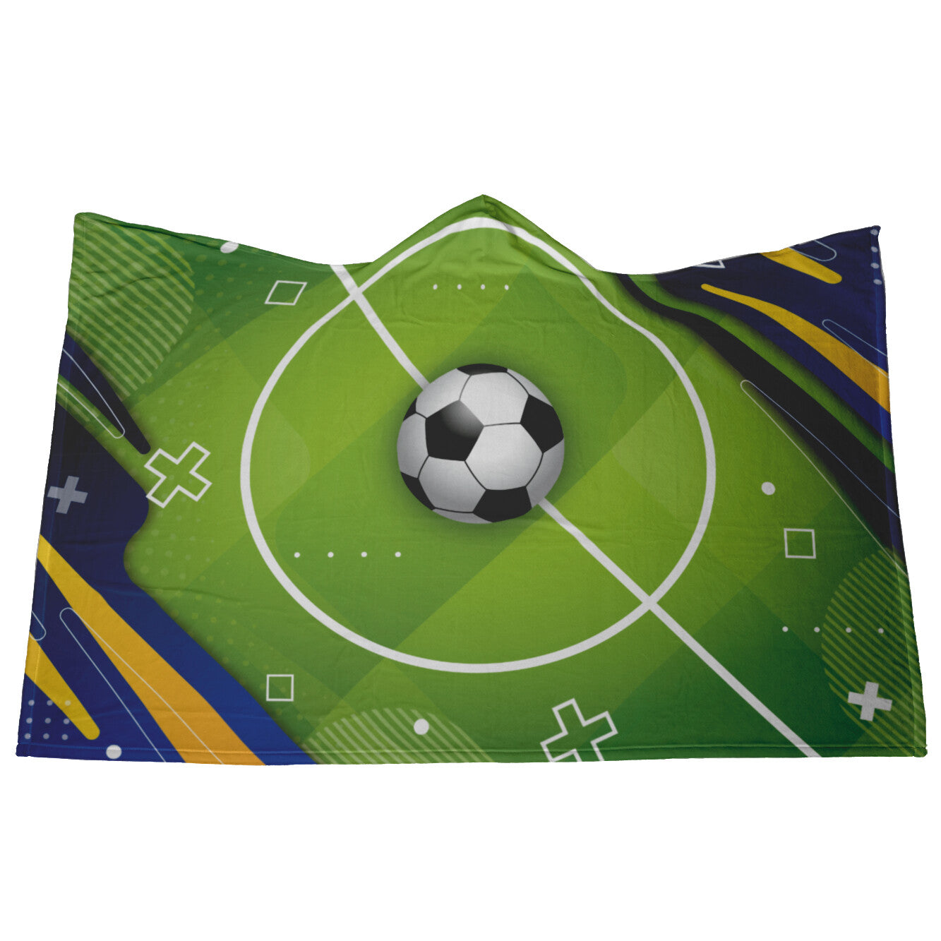 Soccer Style Hooded Blanket