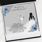 Will You Be My Maid of Honor Open Heart Necklace