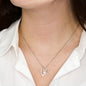 Mother Of The Groom Open Heart Necklace