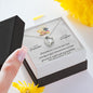 Happy Graduation To Our Daughter - Open Heart Necklace