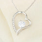Mother Of The Groom Open Heart Necklace