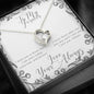 To My Forever Open Heart Necklace