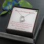 Merry Christmas My Love Beautiful Open Heart Necklace Gift for Wife from Husband