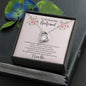 To My Beautiful Girlfriend Forever Love Heart Necklace