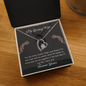 My Loving Wife Forever Yours Beautiful Open Heart Necklace