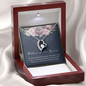 Mother Of The Groom Open Heart Necklace