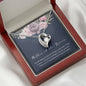 Mother Of The Groom Open Heart Necklace