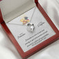 Happy Graduation To Our Daughter - Open Heart Necklace