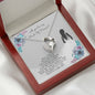 Will You Be My Maid of Honor Open Heart Necklace