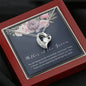 Mother Of The Groom Open Heart Necklace
