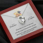 Happy Graduation To Our Daughter - Open Heart Necklace