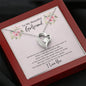 To My Beautiful Girlfriend Forever Love Heart Necklace