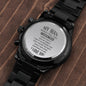 Men's Black Chronograph Watch - My Man