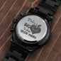Men's Black Chronograph Watch - For Teacher