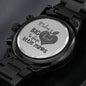 Men's Black Chronograph Watch - For Teacher