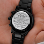 Thank You Dad - Men's Black Chronograph Watch