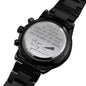 No Others Like My Brothers Will You Be My Groomsman - Men's Black Chronograph Watch - Wedding Gift