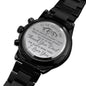 Thank You Dad - Men's Black Chronograph Watch