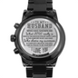 To My Husband - Men's Black Chronograph Watch