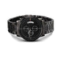 Beautiful Men's Black Chronograph Watch - Chosen, Blessed, Forgiven, Redeemed