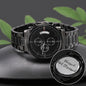 Blessed Not Stressed Men's Black Chronograph Watch - Gift for Special Man in Your Life