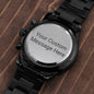 Beautiful Chronograph Watch - Personalized, Gift for Him