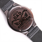 Biker Dad - Like A Normal Dad Only Cooler Men's Wooden Watch