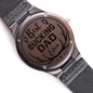 Best Bucking Dad Ever Men's Stylish Wooden Watch